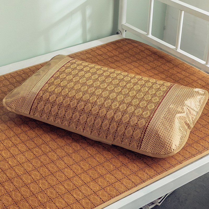 Summer mat 2022 single rattan mat student bunk dormitory mat foldable air-conditioning mat straw mat wholesale