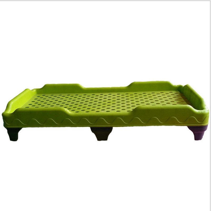 Wholesale Thickened Kindergarten Lunch Bed Lap Bed Baby's Small Bed Children's Nap Bed Environmentally Friendly Children's Plastic Bed
