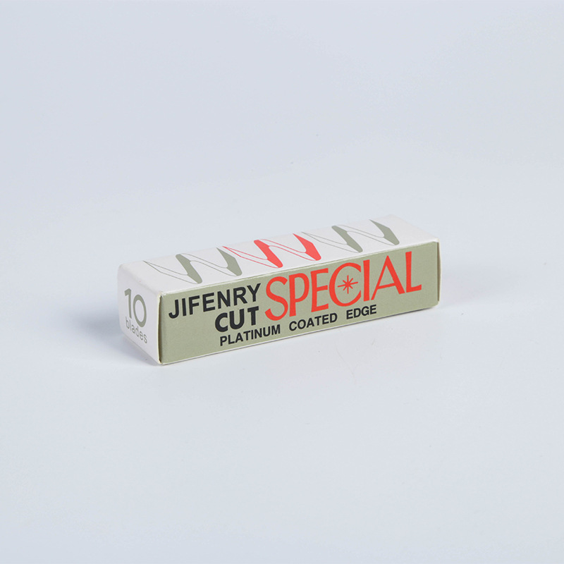 Eyebrow Trimming Blades 10 Pieces Corrugated Blades Stainless Steel Eyebrow Razor Blades Feather Knife Beauty Tools Manufacturer Wholesale