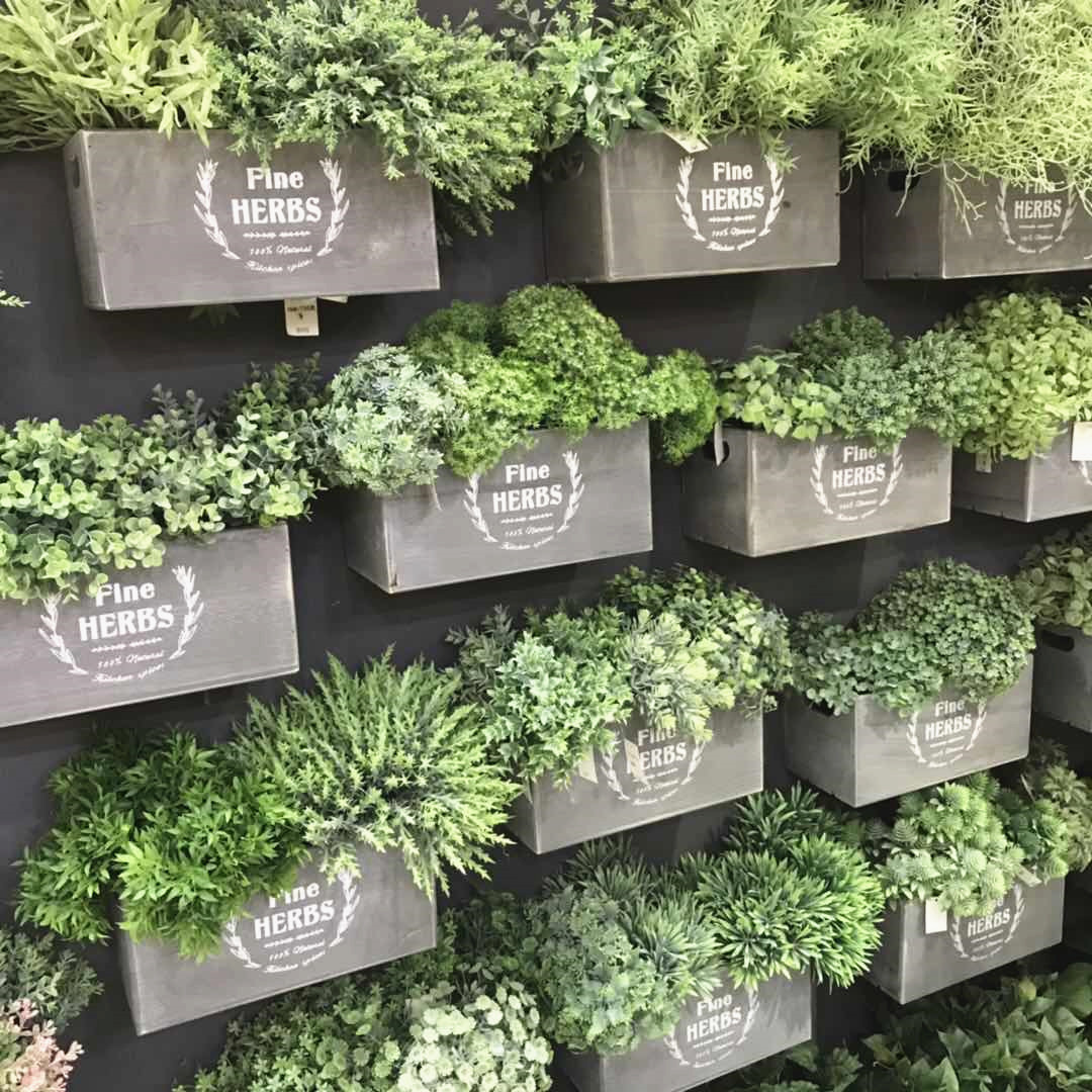 Новая пластиковая искусственная трава ручная сборка короткие ветки европейский стиль порошковая прямая трава цветочная композиция