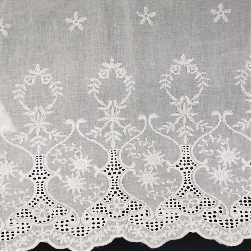 Factory Direct gourd embroidery lace accessories skirt bedding curtain dress fabric cotton lace