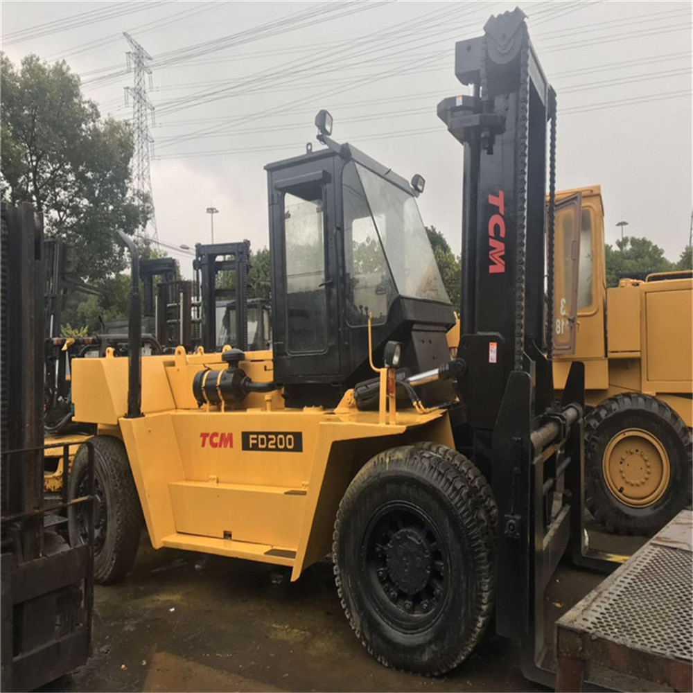 Promotional Transfer of Second-Hand Tcm Large 25 Ton Large Forklift, Japanese Original Forklift, Can Be Exported Free Shipping