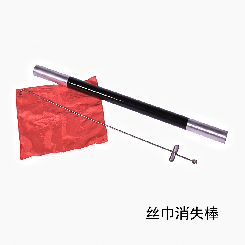 Шелковый шарф, исчезающий волшебный жезл, новый экзотический волшебный игрушечный жезл, оптовая продажа волшебных реквизитов