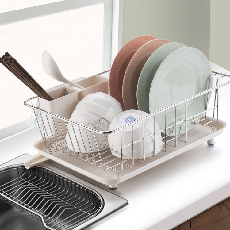Подставка для посуды из нержавеющей стали 304 дренажная подставка для чашек и палочек для еды