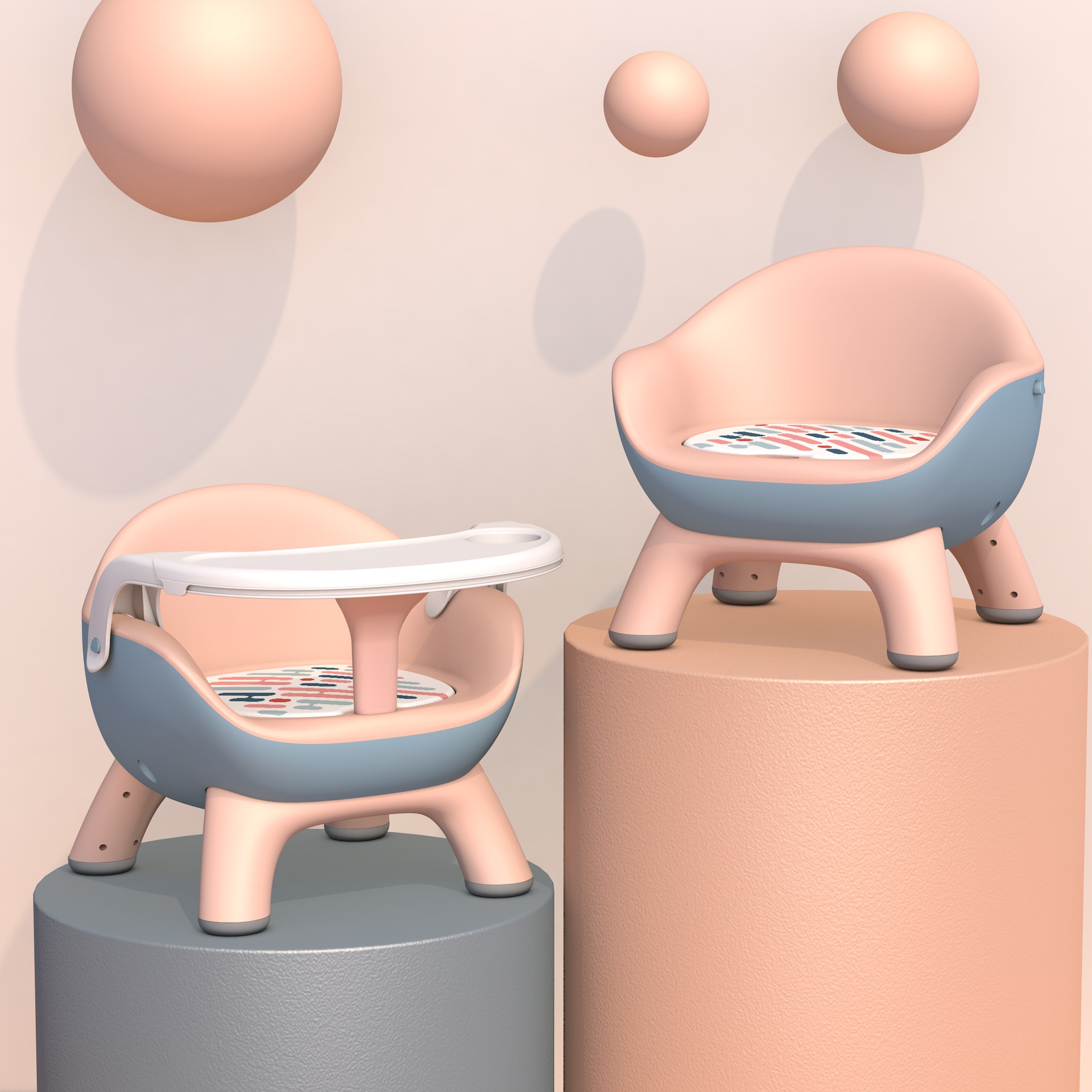 Детский обеденный стул многофункциональный стул для детей обеденный стол с подлокотником