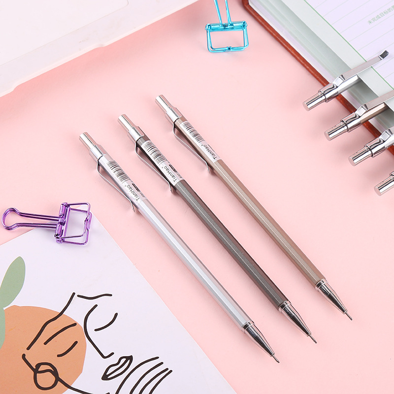 Tianhao 6901 Student Writing Tools Mechanical Pencil Factory Direct Sales 0.5/0.7 Simple Office Automatic Pencil