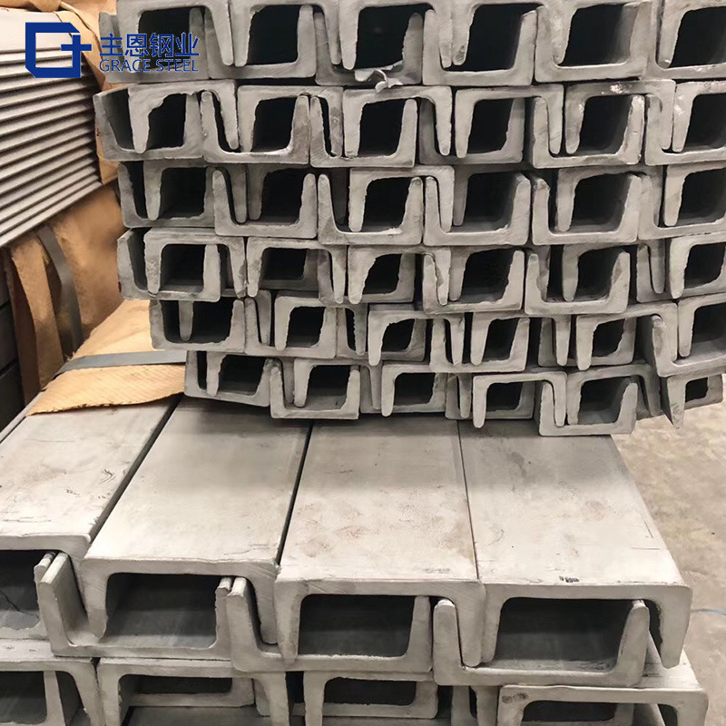 Stainless Steel U-Shaped Channel Steel for Construction Hot-Rolled 201 Stainless Steel U-Shaped Channel Steel 304 Stainless Steel Channel Steel Strip Wholesale