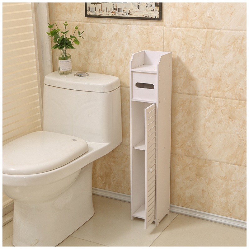 Bathroom Storage Rack floor bathroom washbasin rack floor-mounted toilet side cabinet organizing rack waterproof storage rack customization