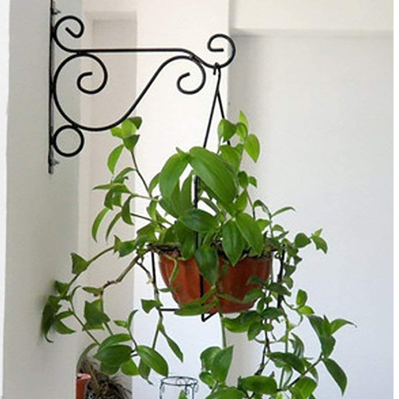 Nordic Wall Hanging Flower Rack Balcony Garden Hanging Flower Rack Hanging Small Electric Light European and American Home Amazon Cross-Border