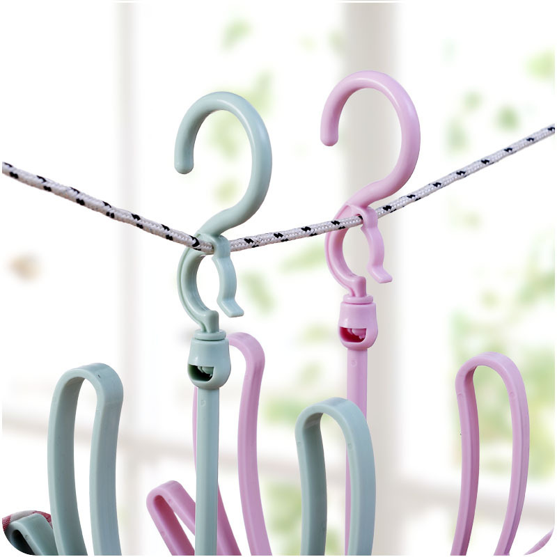 Creative outdoor shoes hook B807 home storage shoe rack balcony multifunctional double hook drying rack wholesale