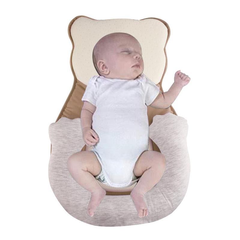 Baby Sleeping Security Artifact Anti-startling Breathable Pillow Side Sleeping Pillow Newborn Baby Adjust Sleeping Position and Head