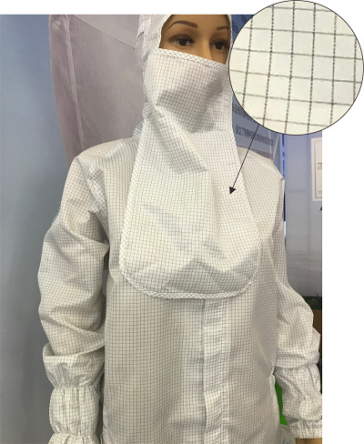 Carbon fiber conductive filament 40D nylon base material anti-static fabric washable source factory