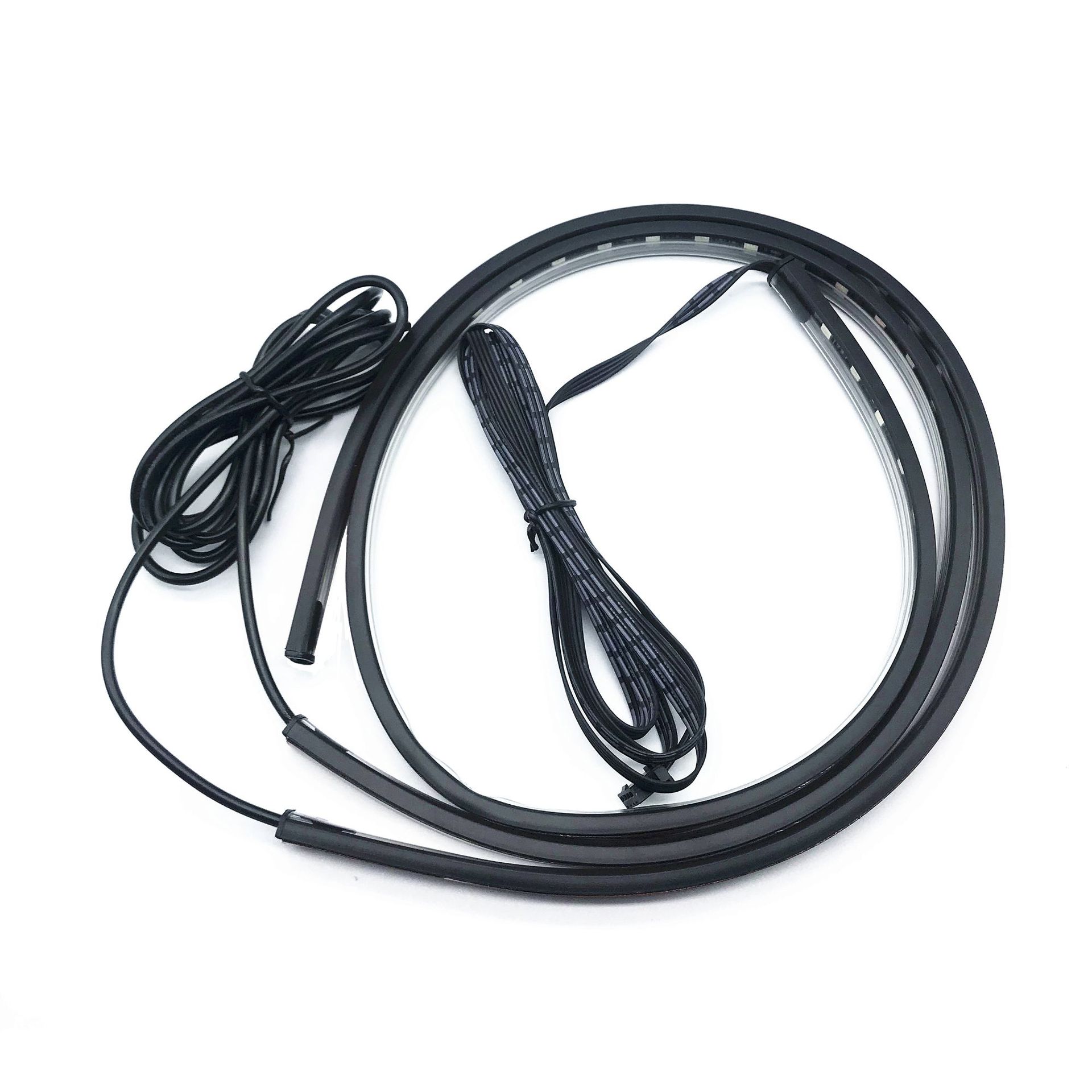 Car chassis light led waterproof 60X90 one drag two chassis voice control atmosphere light chassis horse running light colorful