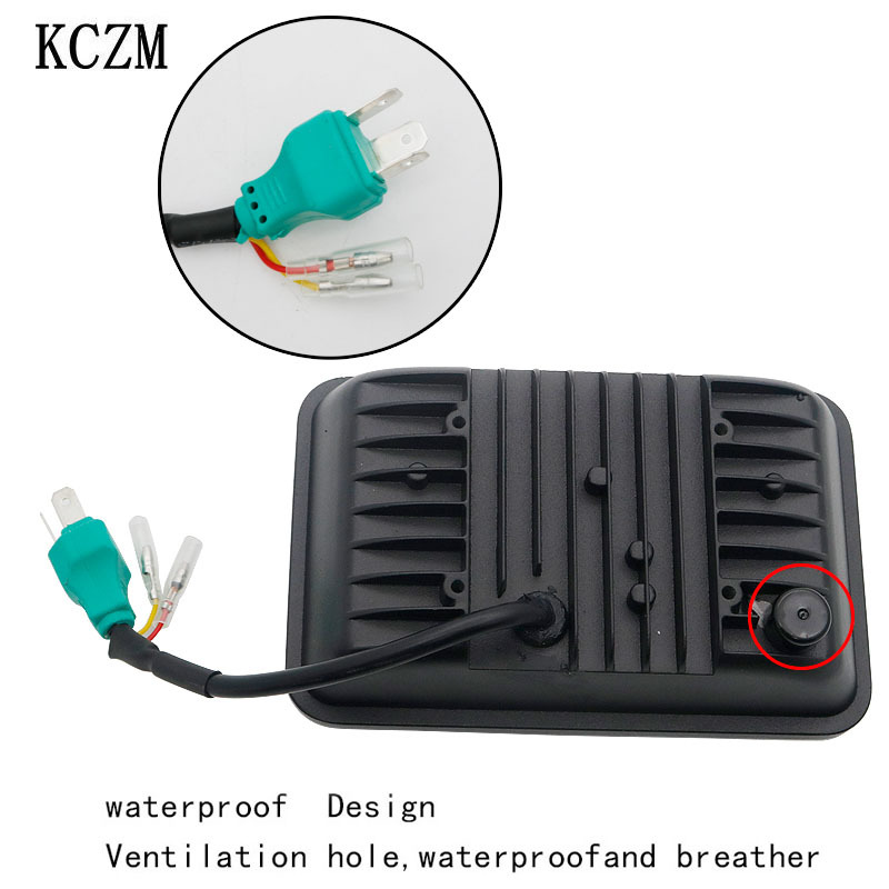 Suitable for car jeep off-road vehicle 4x 6 square light 5 inch square light pickup truck modified light truck modified RV modified light