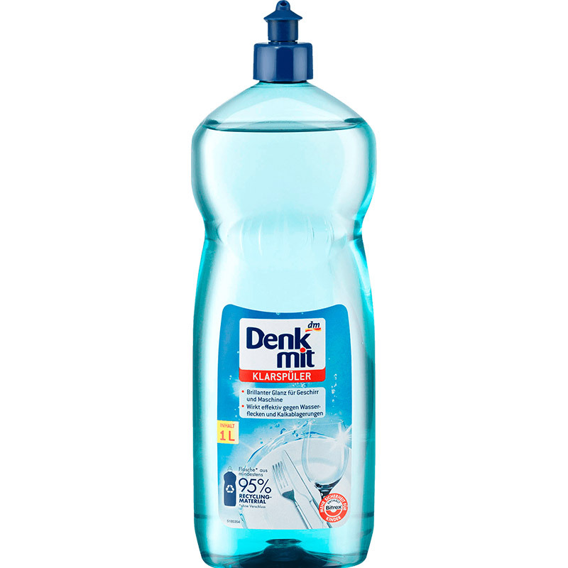 DM Germany imported dishwasher rinsing brightener l washing brightener dishwashing powder salt brightening dish brightening agent 1L