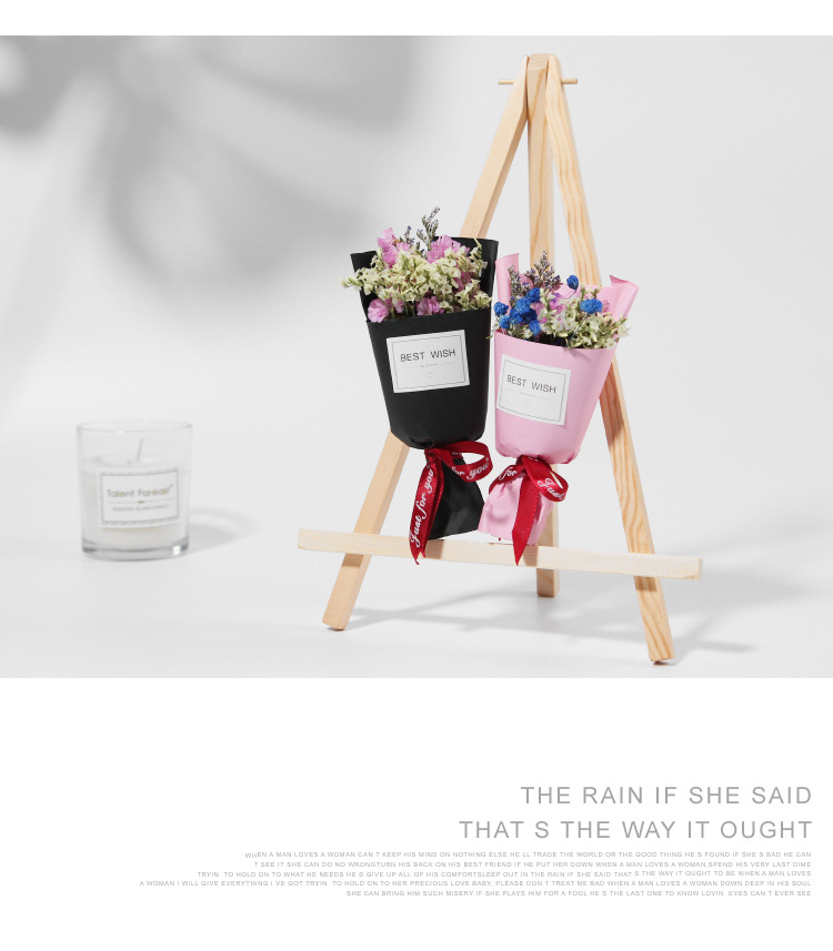 Spot 8*15 children's mini wooden folding desktop triangle display stand solid wood mobile phone stand desktop small easel