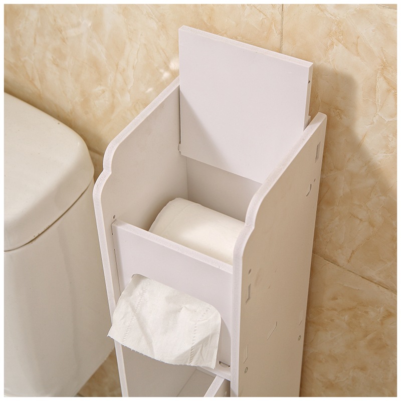 Bathroom Storage Rack floor bathroom washbasin rack floor-mounted toilet side cabinet organizing rack waterproof storage rack customization
