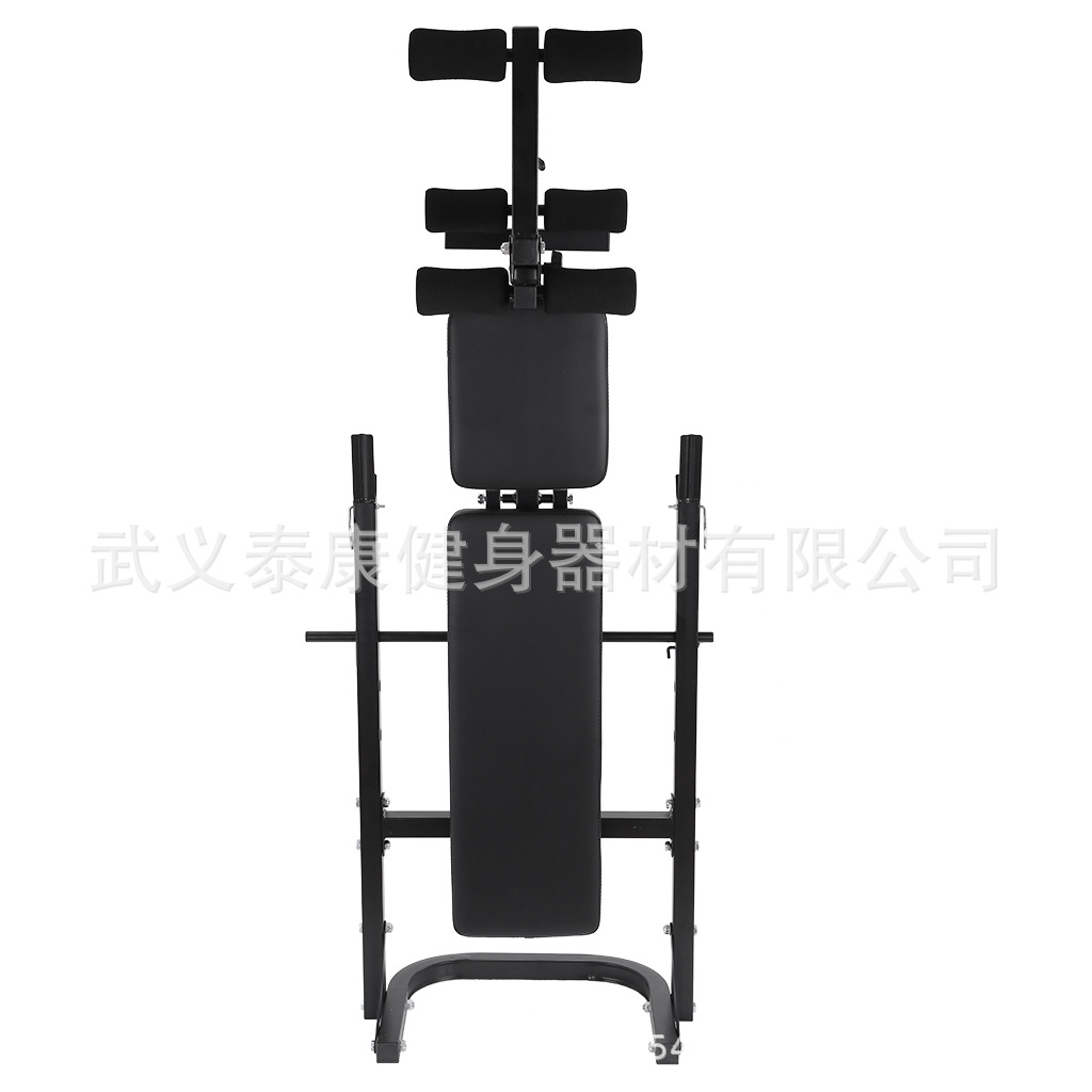 Factory hot sale spot home weight bench fitness equipment indoor multi-functional bench press barbell squat rack cross-border