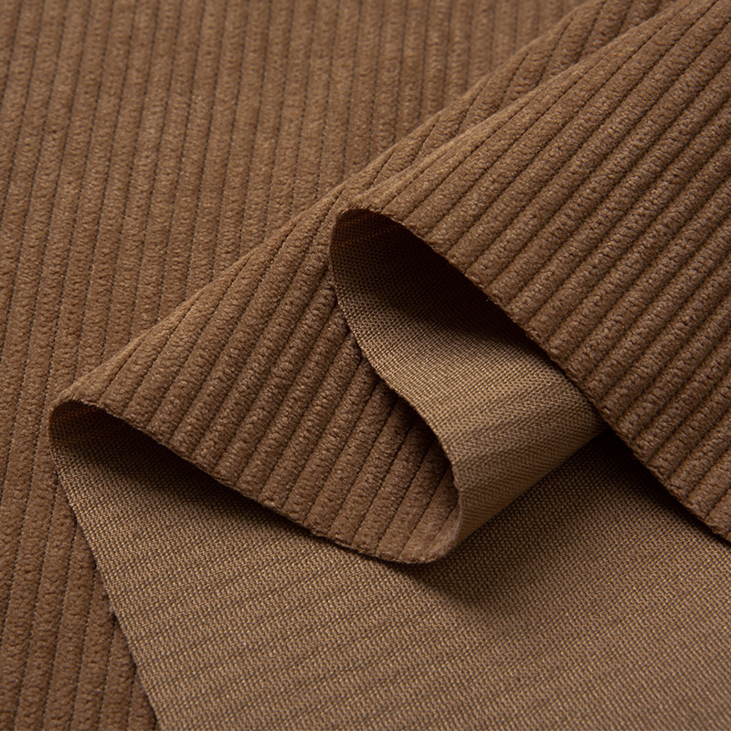 Thickened 8 Brocade Polyester Corduroy Polyester 8W8 Pit Coarse Striped Velvet Pants Coat Hat Toy Fabric