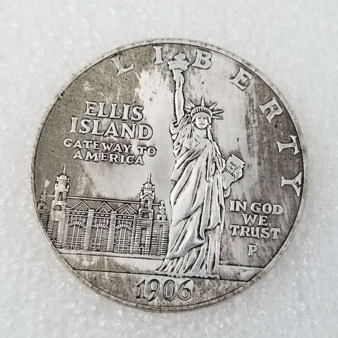 Реплика, ручная работа, памятные монеты 1906 года, антикварный серебряный доллар, фабричная цена # 878