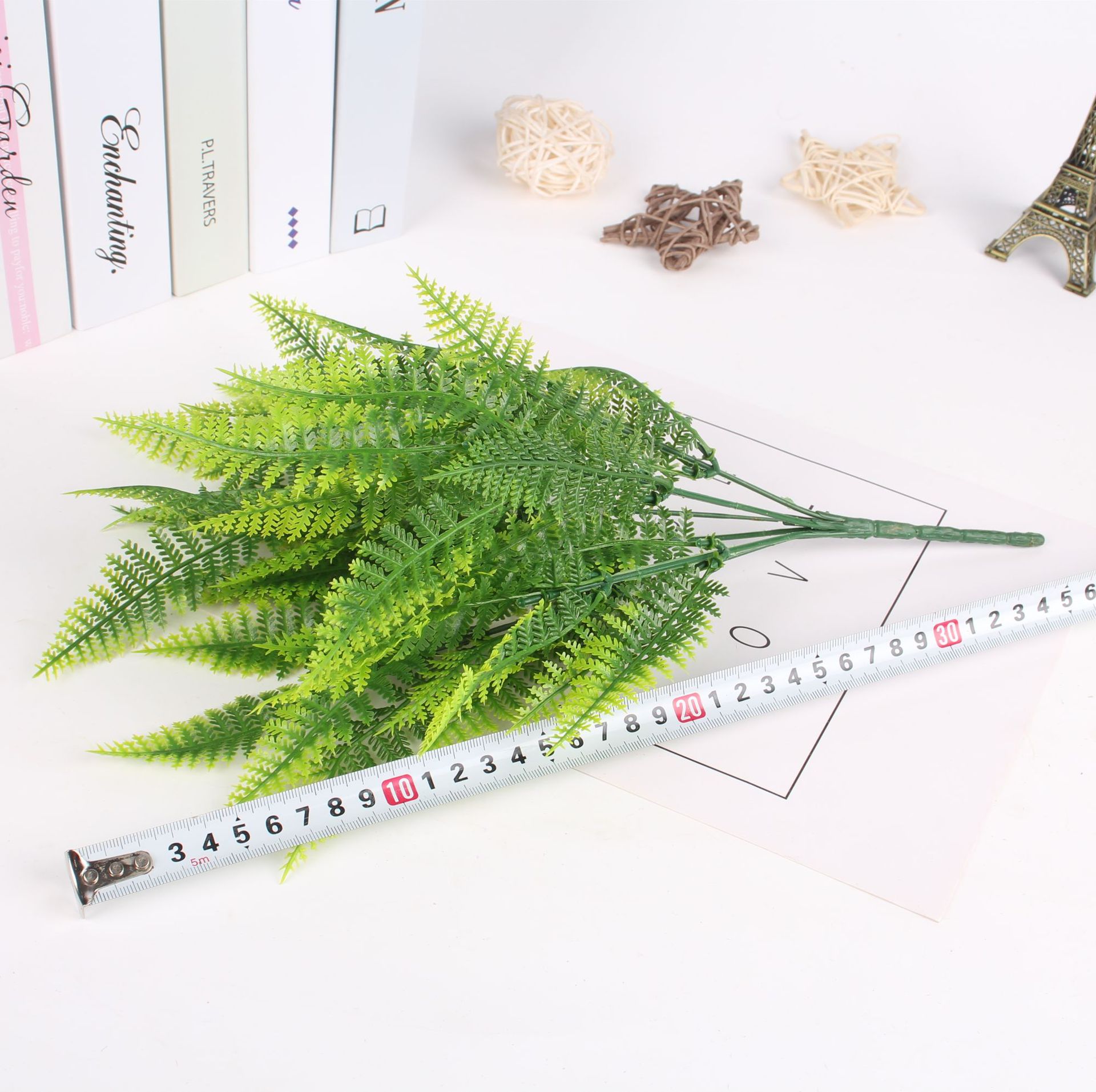 Artificial Flower 7 Fork 49 Mesh Persian Grass Flower Arranging Props with Grass Plastic Flower Outdoor Green Plant Wall Greening Decoration