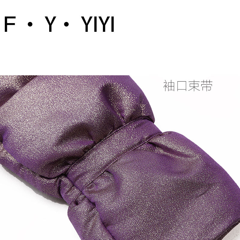 2020 New Girls' Western Style Bright Face Parker Down Jacket Baby Big Wool Collar Hooded Big Kids Warm Jacket