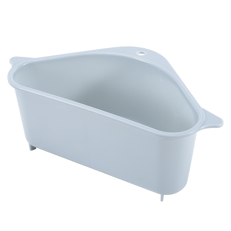 Kitchen Sink Draining Basket Vegetable Wash Fruit Basin Triangle Residual Garbage Filter Basket Sink Storage Hanging Basket Rack