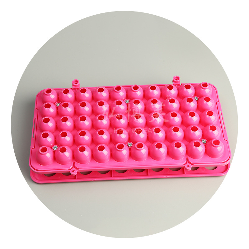 Manufacturers supply plastic rack 50-hole multifunctional centrifuge tube rack 50-hole multi-purpose silicone centrifuge tube test tube rack