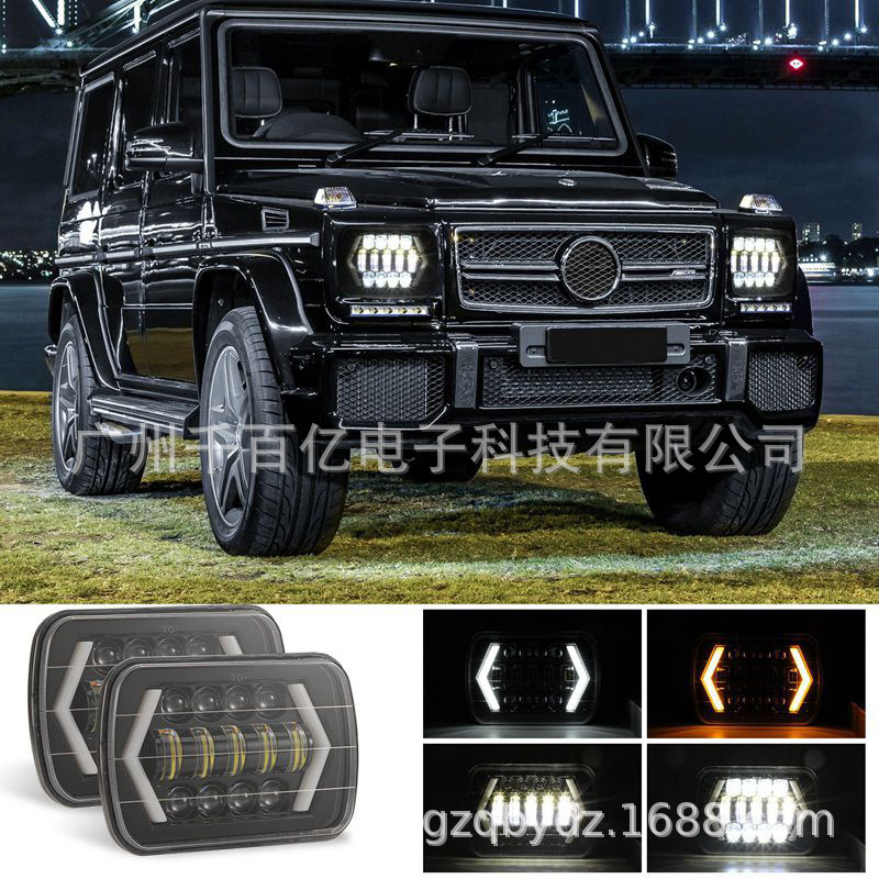 Подходит для фар jeep Wrangler TJ Cherokee 5x7 квадратный свет 7 дюймов квадратный свет фара грузовика модификация