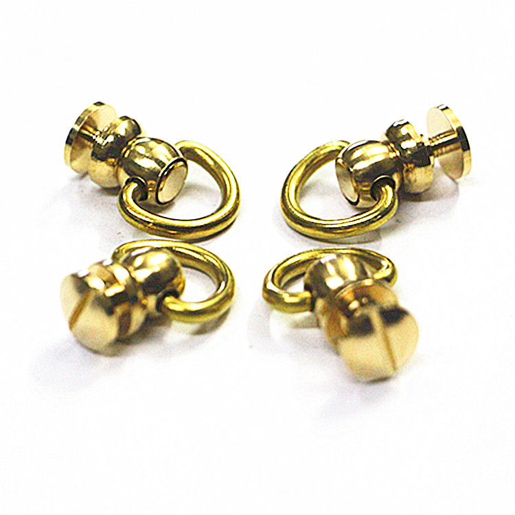 360 degree rotating pure copper monk head hanging ring pacifier nail copper car rotating perfume hanging clock brass accessories