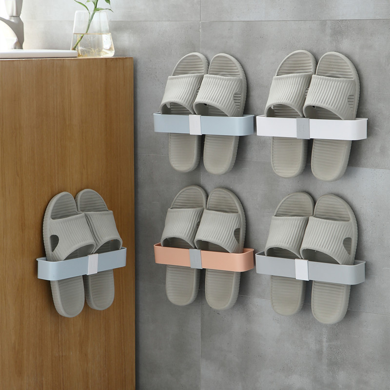 Полка для тапочек в ванной, настенный, дренажный артефакт для хранения обуви, общежитие, без сверления