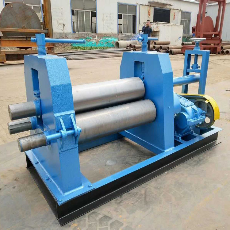 Fully automatic mechanical lifting plate bending machine conical hydraulic rolling machine stainless steel semi-automatic three-roller plate bending machine wholesale