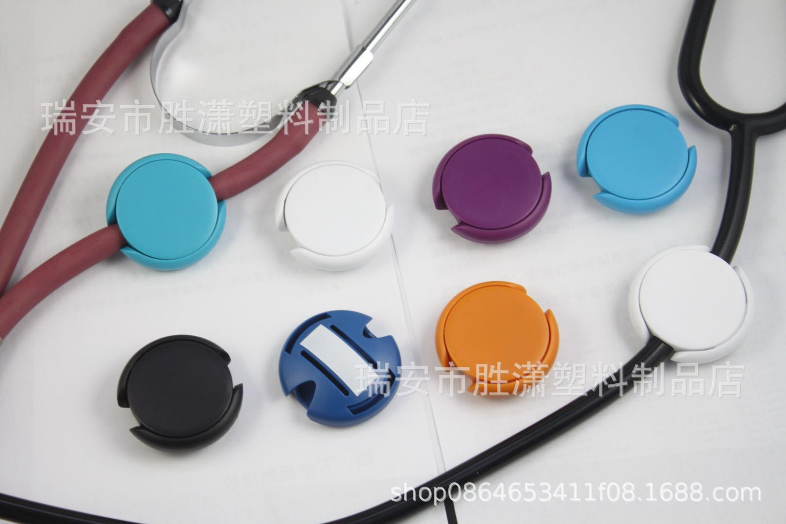 Long-Term Supply of Stethoscope Name Tags, Plastic Name Tags, Heaven and Earth Cover Name Tags, Ready-Made Colors and Logo