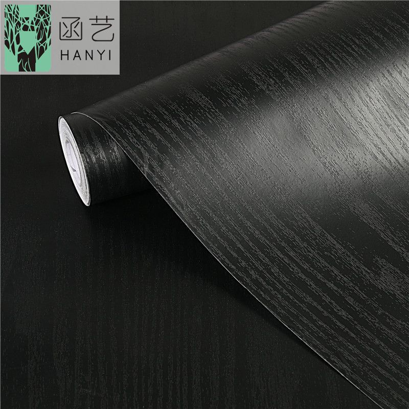 Manufacturer's Supply Wallpaper Self-Adhesive Waterproof Imitation Wood Grain Pvc Cabinet Tables and Chairs Traceless Furniture Renovation Stickers Instant Stickers