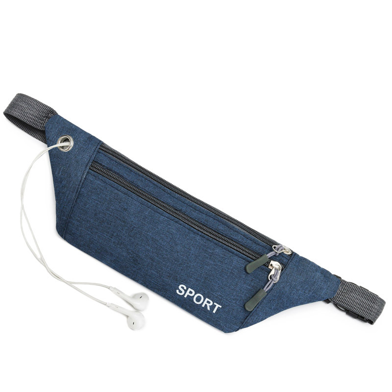 2021 cross-border new sports waist bag single shoulder diagonal fitness business wallet outdoor sports bag close-fitting waist bag