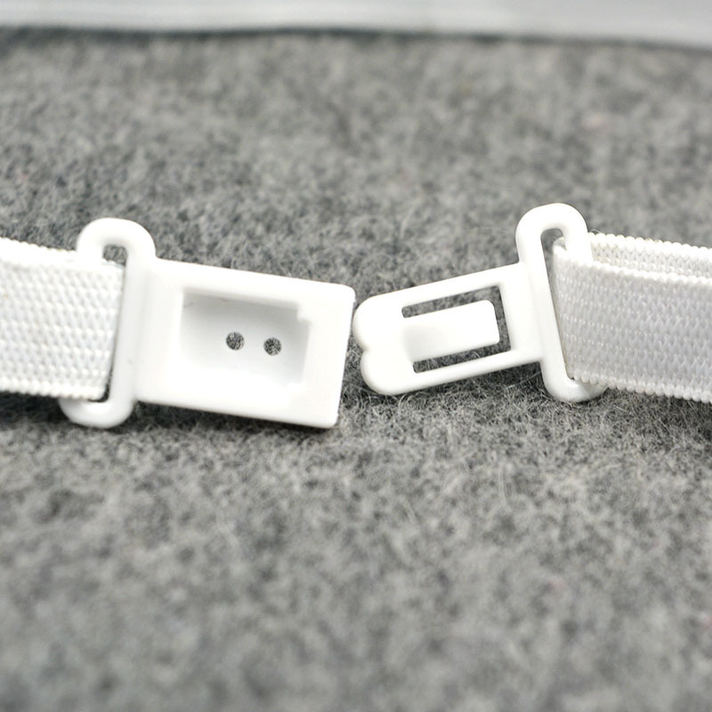 Collar bow tie black white elastic rubber band buckle knife buckle adjustment elastic band extension belt JK extension belt