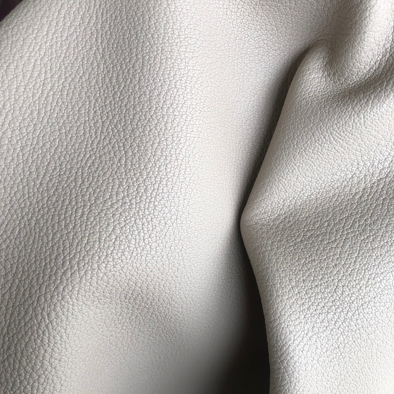 French Sheep Italian Head Layer Goatskin Luggage Shoes Belt Belt Handmade DIY Genuine Leather