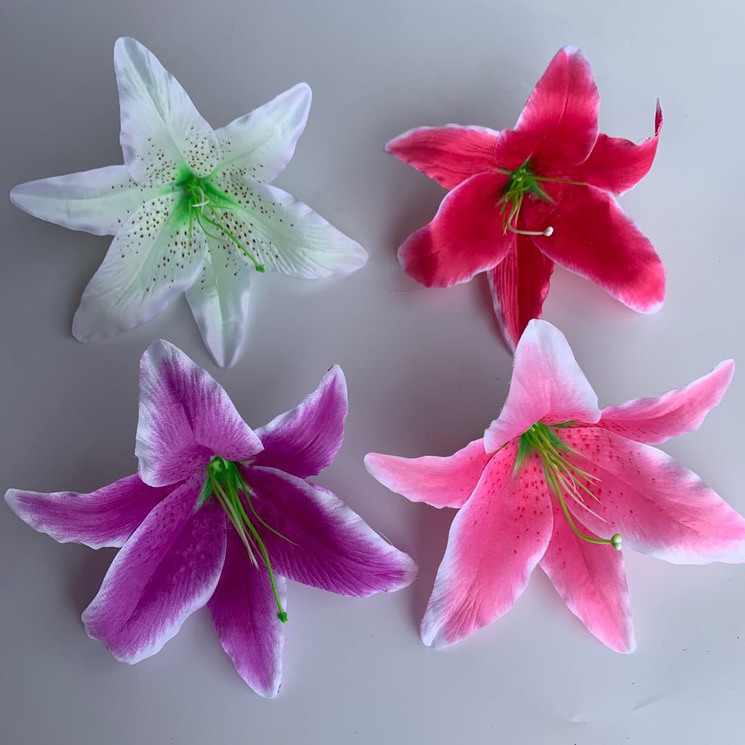 Оптовая продажа искусственных цветов, подделки, цветы из ткани, большие цветы лилии, реквизит для свадебного декора, фон для съемок