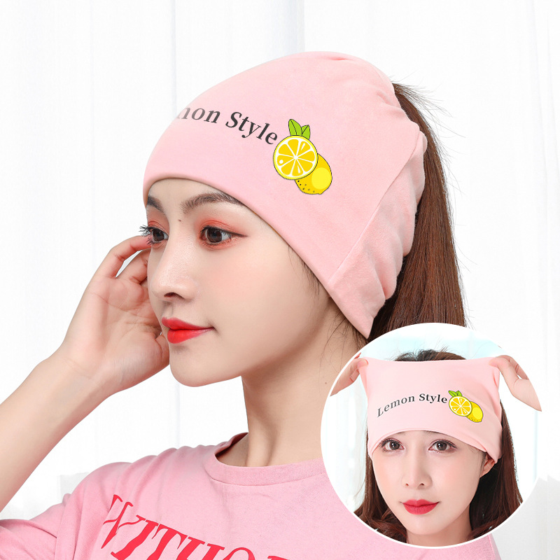 Calf Parent-Child Figure Moon Hat Maternity Hat Women's Hair Band Wash Face Makeup Hair Band Four Seasons 62101