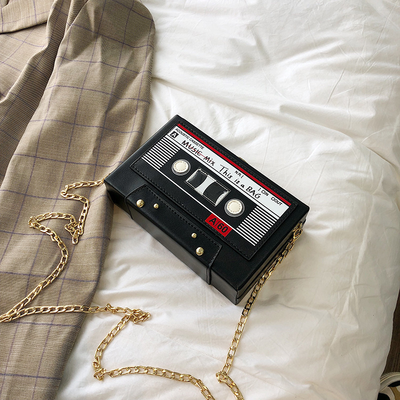 Fashion shaping box small square bag spring and summer new women's bag trendy printed women's shoulder bag all-match messenger bag