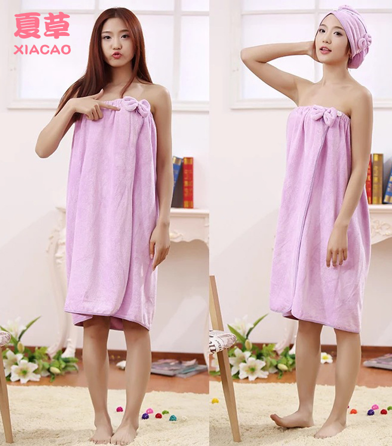 Оптовая продажа, мягкий впитывающий халат для салона красоты, юбка для ванной, индивидуальный, сексуальный, для женщин