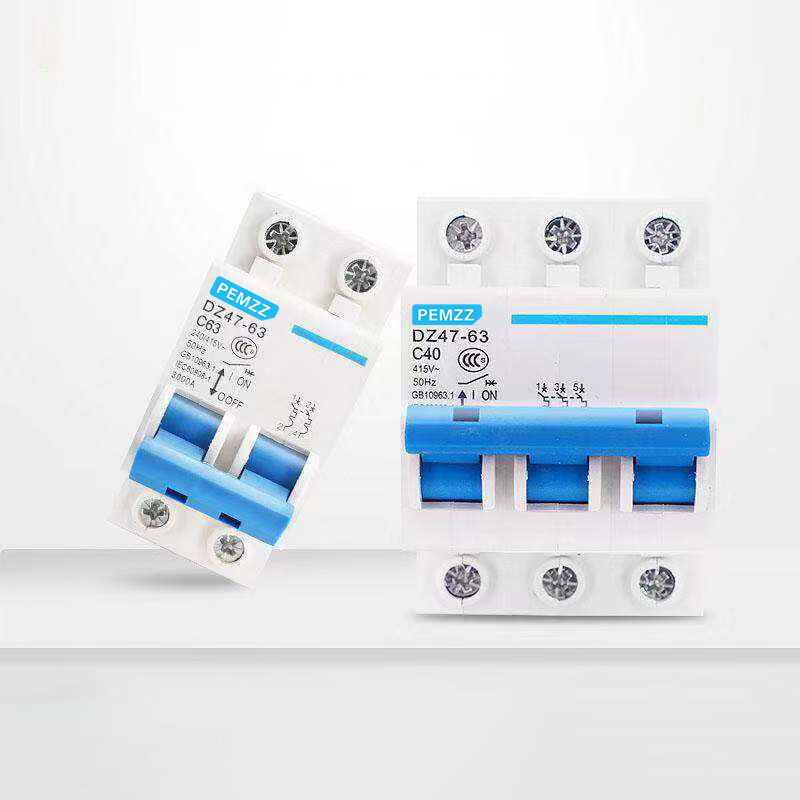 Выключатель безопасности миниатюрный автоматический выключатель пустой открытый воздушный выключатель защитник от утечек бытовой прямой выключатель DZ47-63