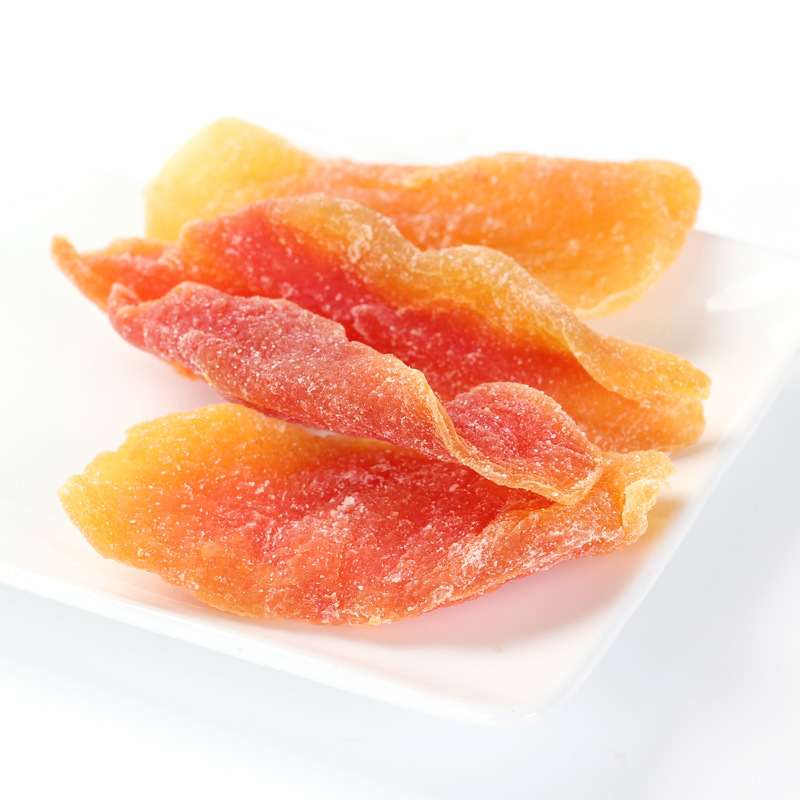 Runhe dried papaya 1 Jin dried papaya slices dried fruit preserved sweet and sour preserved fruit casual snacks one-piece delivery