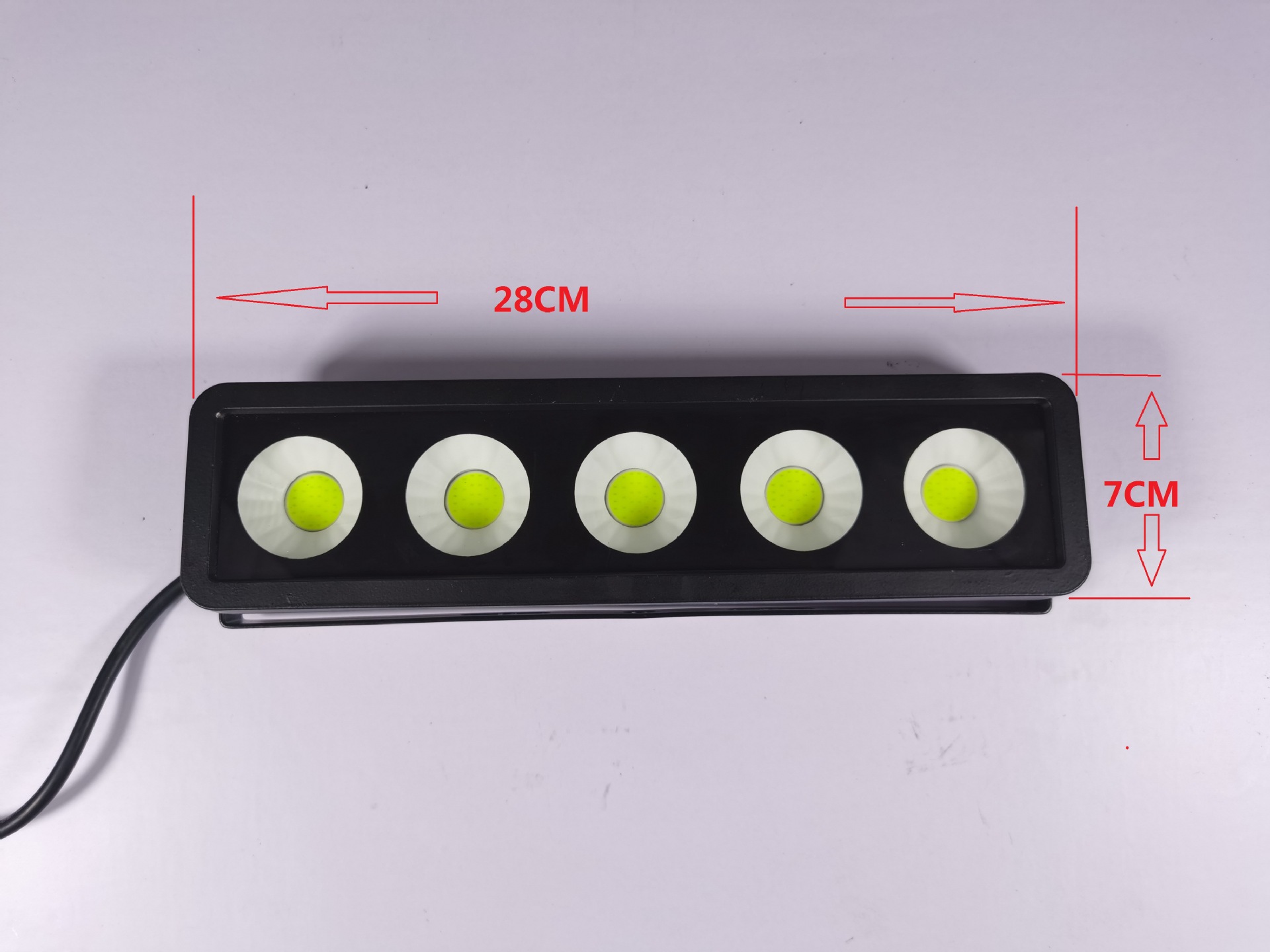 Светодиодный рабочий фонарь с большими глазами, однолинейный COB 80 Вт дневной ходовой огонь, вспомогательный свет, свет для модификации внедорожника