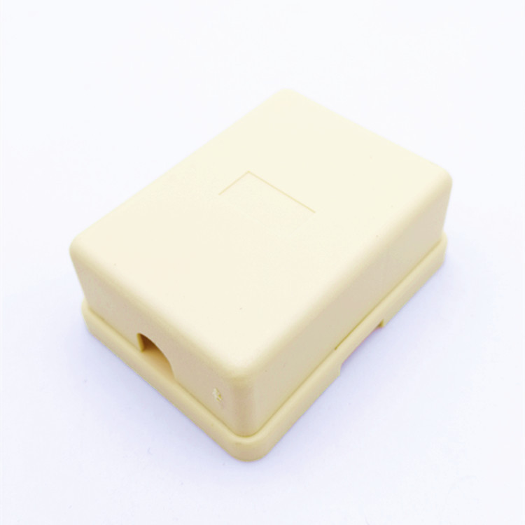 Factory Direct Sales Telephone Junction Box One Minute 1 Telephone Line Junction Box Single Hole Telephone Line Junction Box 1 Connected to 1 Plug