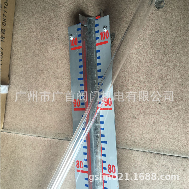 TWo-color Glass Tube Level Gauge 304 Stainless Steel Flange Level Gauge X49W-16P Koker Water Level Gauge