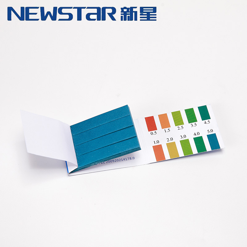NEWSTAR Nova Precision pH Test Paper/pH Test 0.5-5.0 80/Factory Outlet
