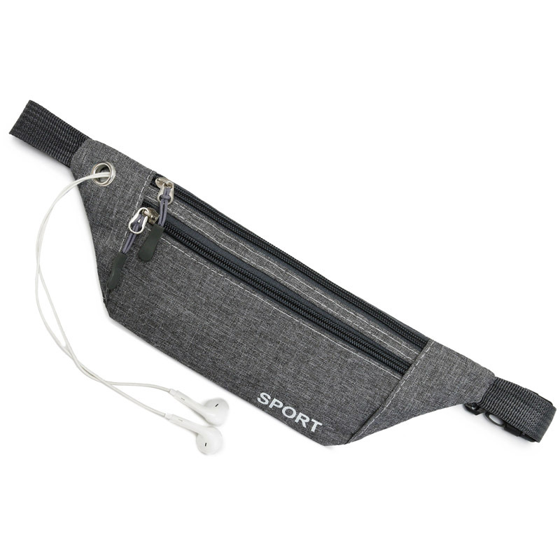 2021 cross-border new sports waist bag single shoulder diagonal fitness business wallet outdoor sports bag close-fitting waist bag