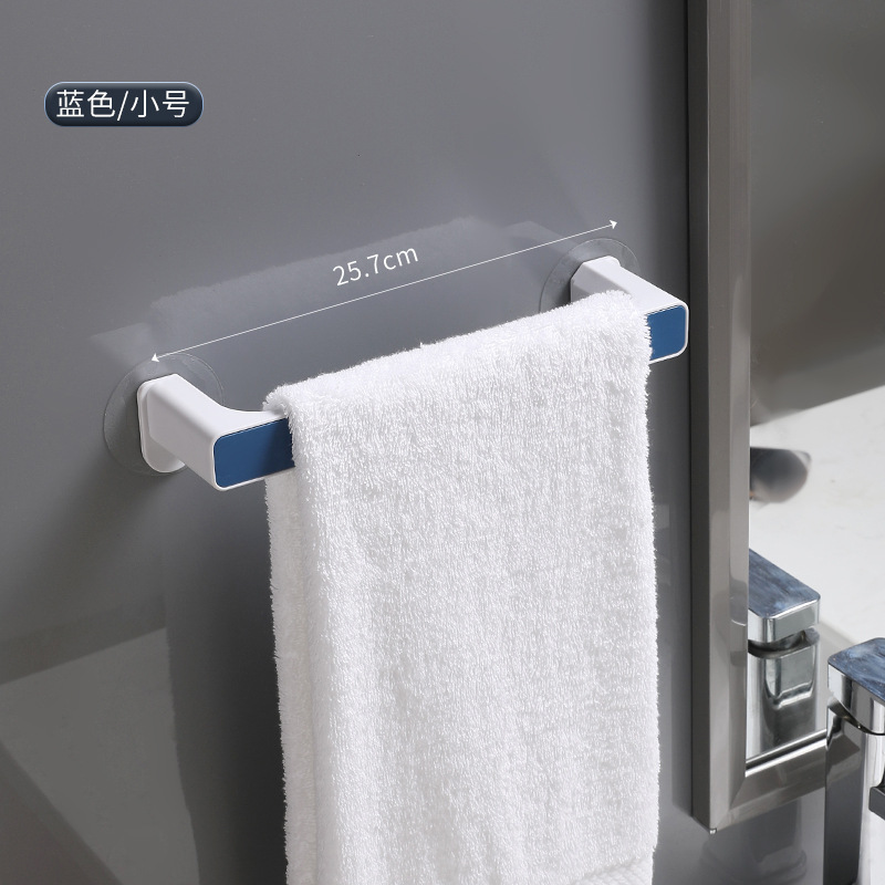 Non-perforated towel rack simple plastic towel bar viscose wall hanging toilet rack wholesale factory direct sales