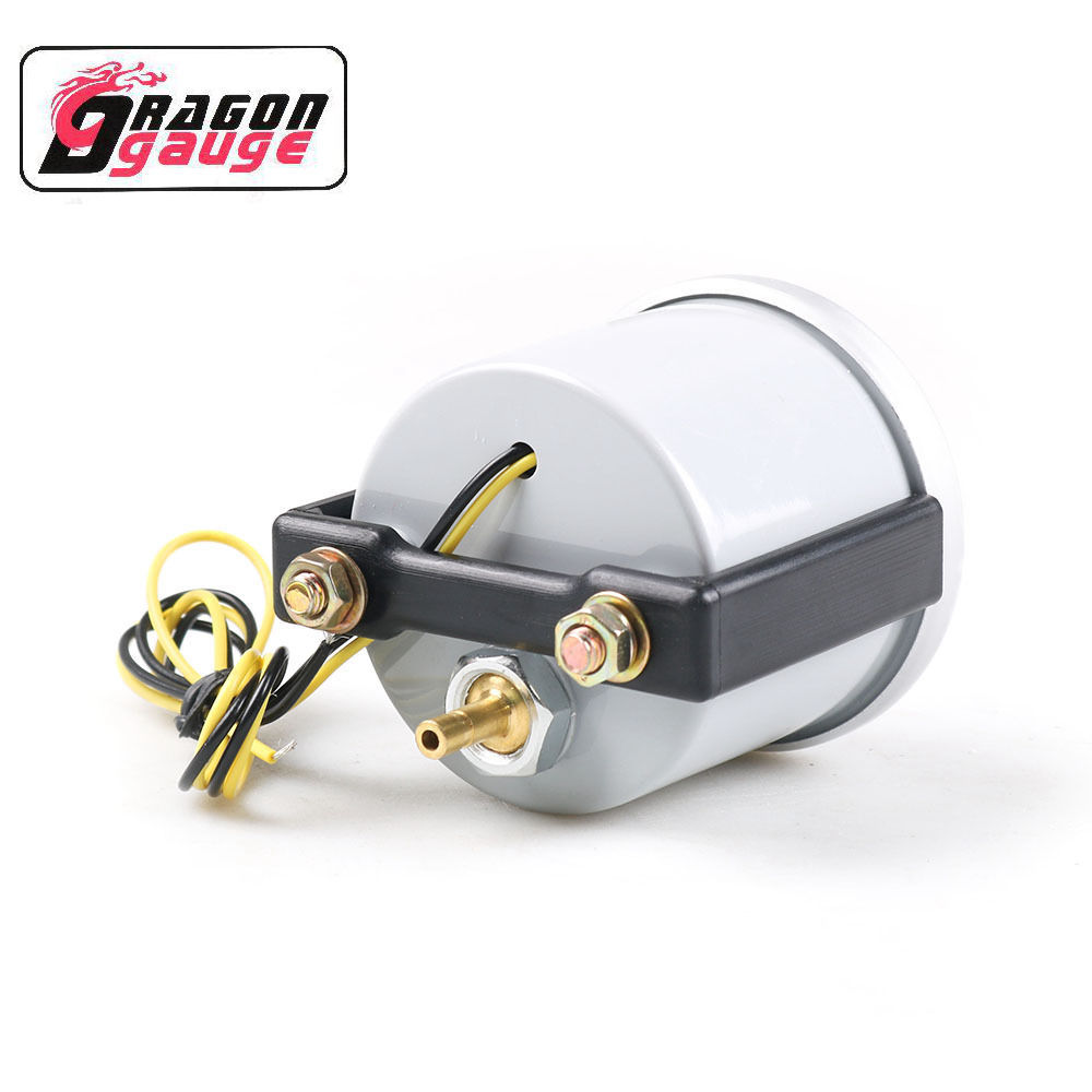 2-inch 52mm car modification instrument 12v Racing car universal instrument supercharged water temperature oil temperature oil pressure voltmeter